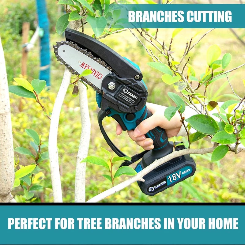 PowerTrim – Die leichte Mini-Kettensäge für jeden Garten