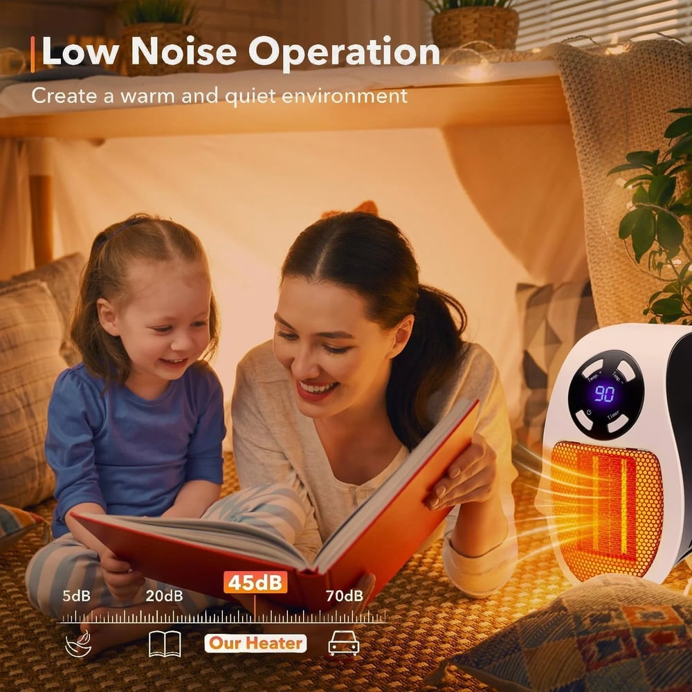 Toasty Heater™ – Tragbare Mini-Heizung mit Luftfilter