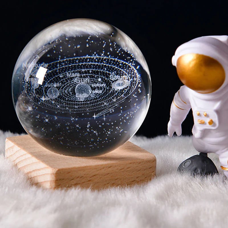 StarGlobe – 3D Galaxy Kristallkugel Nachtlicht