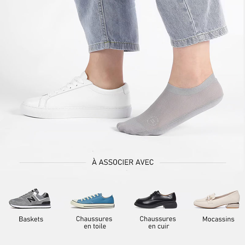 BareStep Grip – Unsichtbare Socken, die niemals rutschen