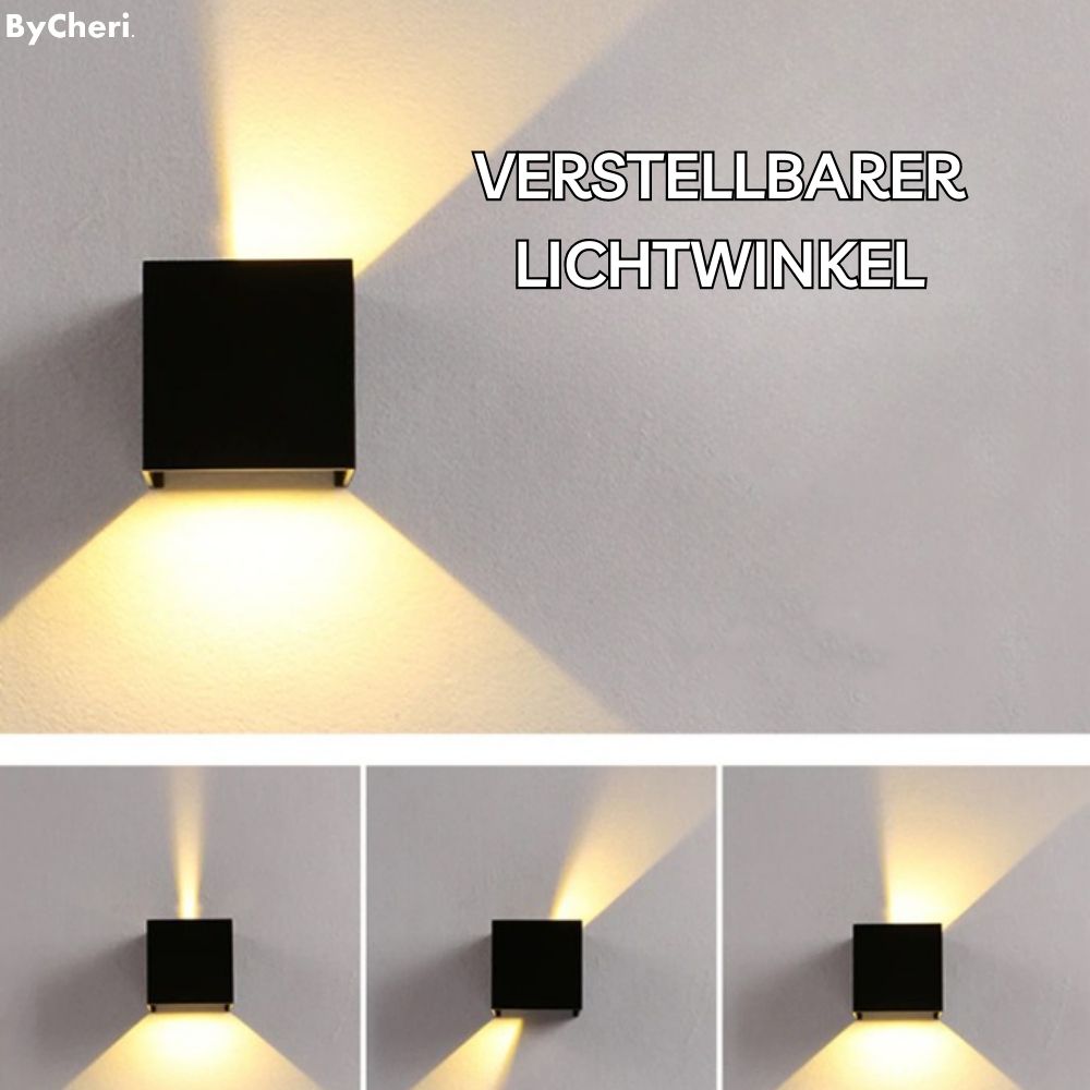 LuminaCube™ – Kabellose Luxus-Wandlampe für innen & außen