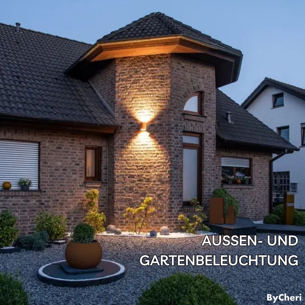 LuminaCube™ – Kabellose Luxus-Wandlampe für innen & außen