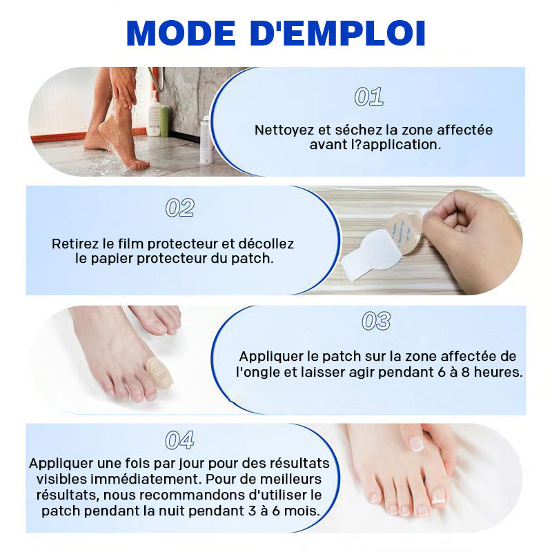 1+1 GRATIS | NagelClear Patch – Starke Nägel ohne Pilzinfektion