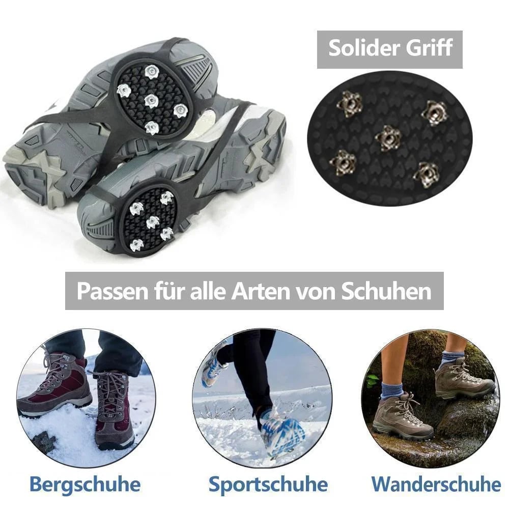 1+1 GRATIS | FrostGrip Pro – Rutschfeste Spikes für sicheres Gehen auf Eis