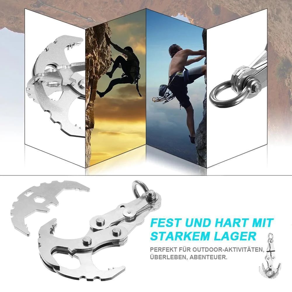 GravityClaw™ – Faltbarer Greifhaken aus Edelstahl