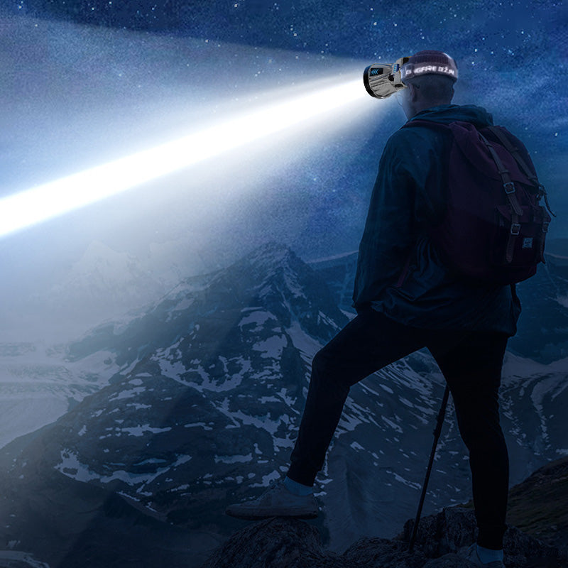 LumenMax Pro™ – Deine superstarke, wiederaufladbare Stirnlampe