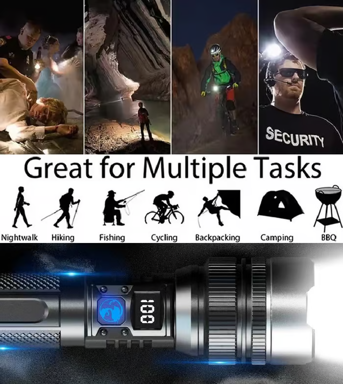 SurvivalBeam 2025 – Die hellste & stärkste Taschenlampe