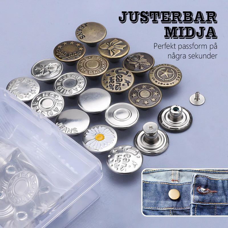 1+1 GRATIS | FlexiButton – Verstellbare Knöpfe für perfekte Passform in Sekunden