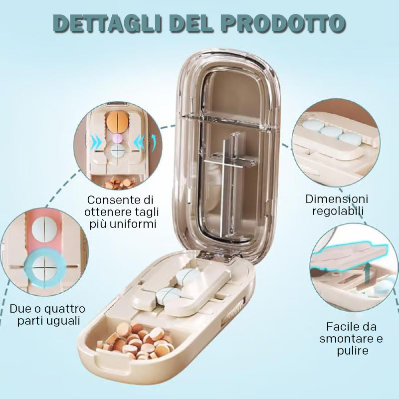MediSplit – Kompakter & sicherer Pillenteiler