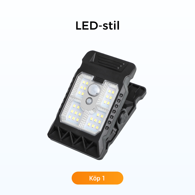 SolarGuard ClipLight™ – Bewegungslicht ohne Kabel & Stromkosten