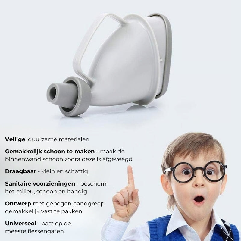 TravelEase™ – Tragbarer Urintrichter für unterwegs