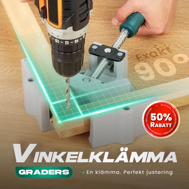 Robuste 90°-Winkelklemme – Präzise Fixierung für perfekte Ergebnisse