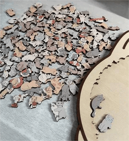 MoriCat™ – Die beruhigendste Holzpuzzle für Katzenliebhaber