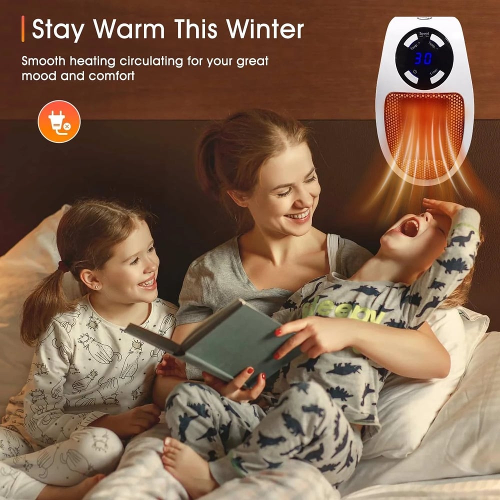 Toasty Heater™ – Tragbare Mini-Heizung mit Luftfilter