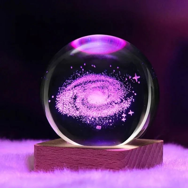 StarGlobe – 3D Galaxy Kristallkugel Nachtlicht