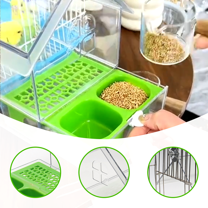 FeatherGuard™ — Endlich Futter ohne Chaos und Verschwendung, sauber und stressfrei!