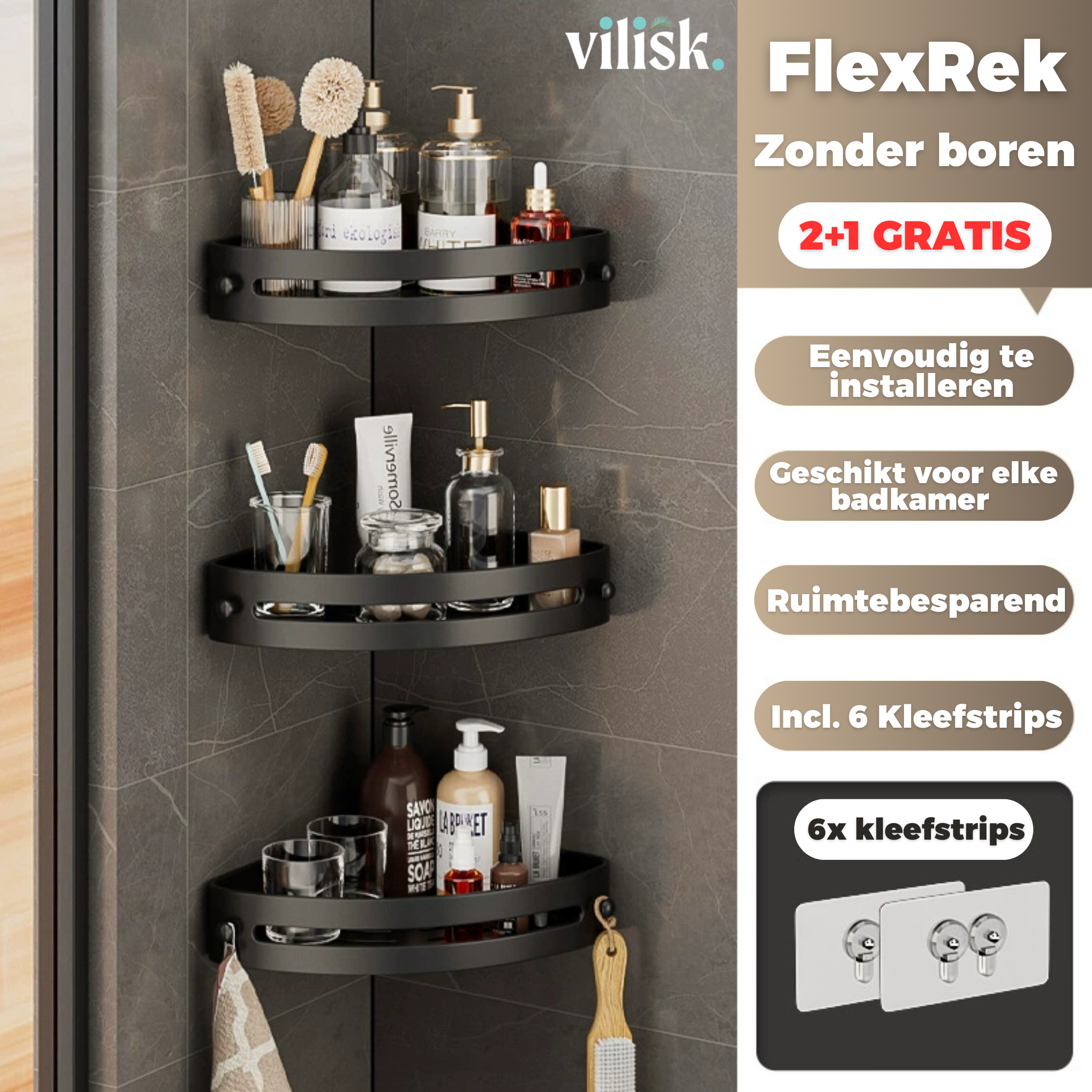 Ordix Shelf – Mehr Platz ohne Bohren