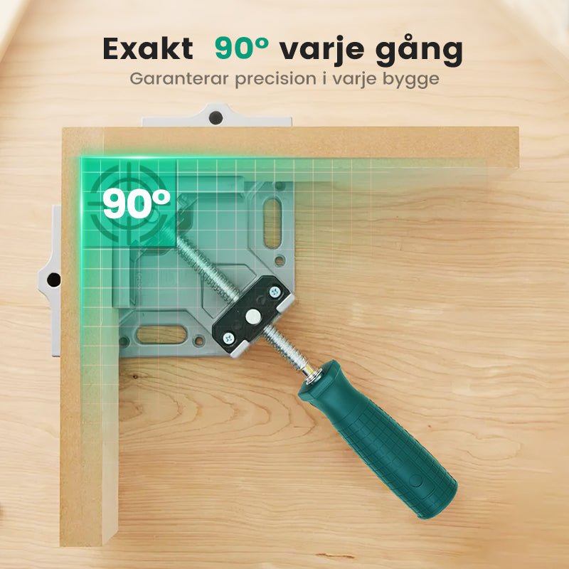 Robuste 90°-Winkelklemme – Präzise Fixierung für perfekte Ergebnisse