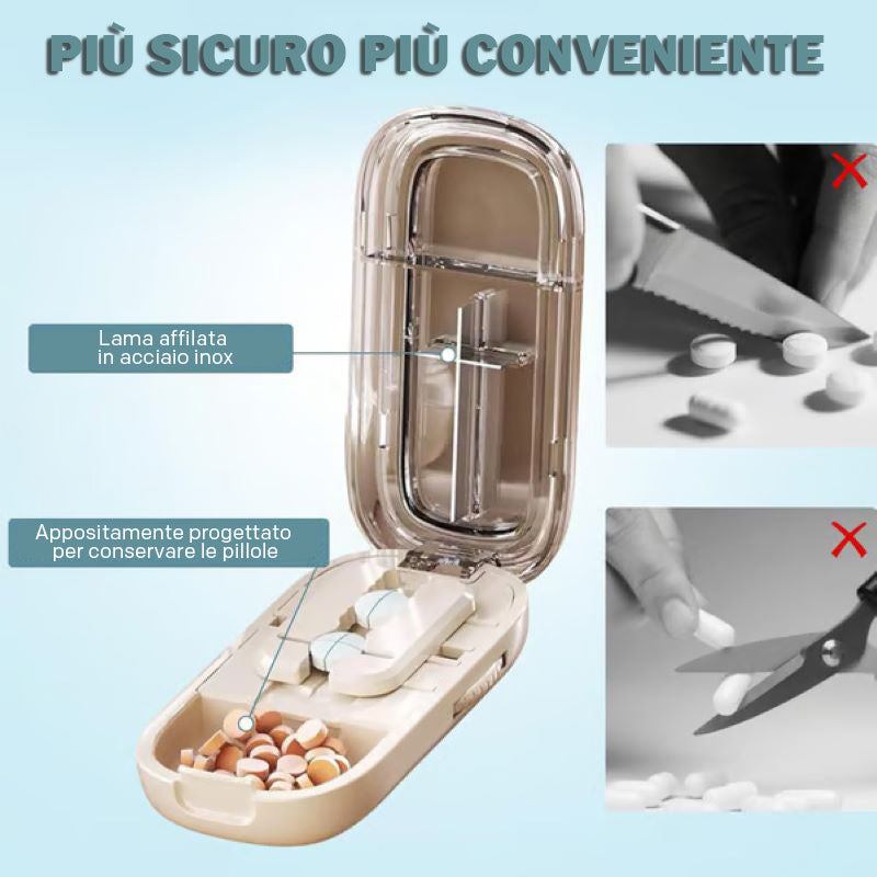 MediSplit – Kompakter & sicherer Pillenteiler