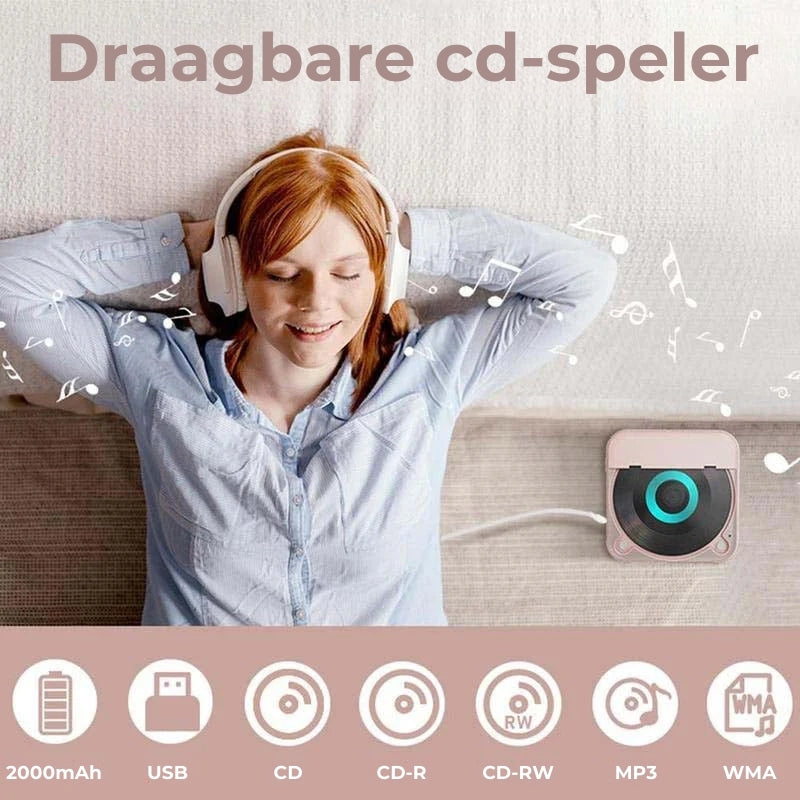 KlangWunder Go – Dein portabler CD-Player mit Bluetooth