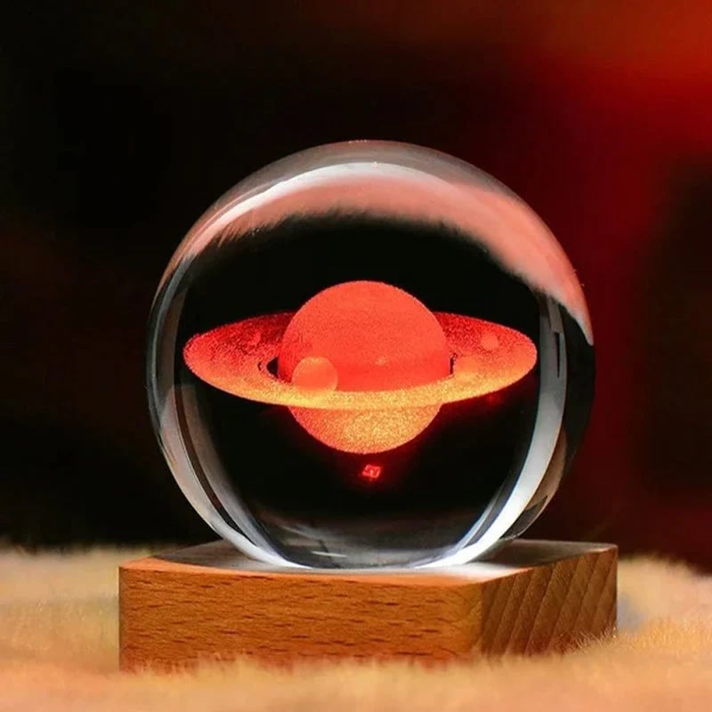 StarGlobe – 3D Galaxy Kristallkugel Nachtlicht