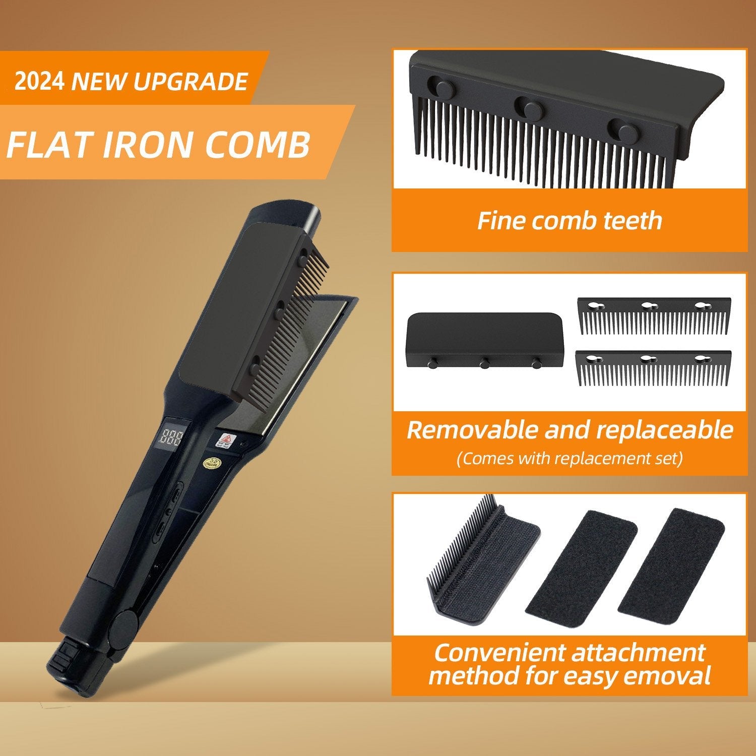 SilkComb Pro™ – Salon-Glattes Haar in nur einem Schritt