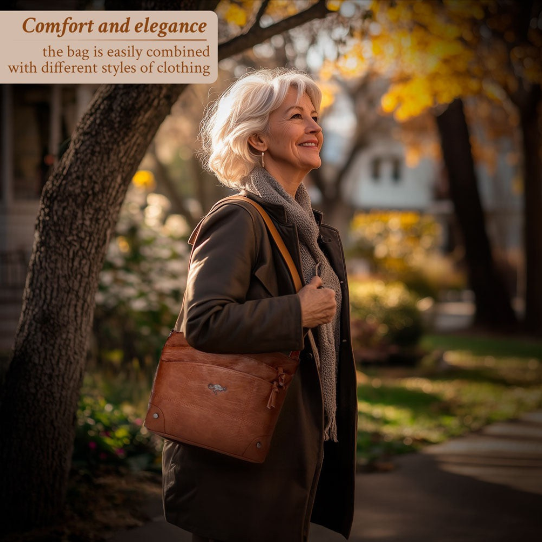 SavinaVogue™ — Besitze ein zeitloses Leder-Ikone, die mit jeder Geschichte beeindruckender wird