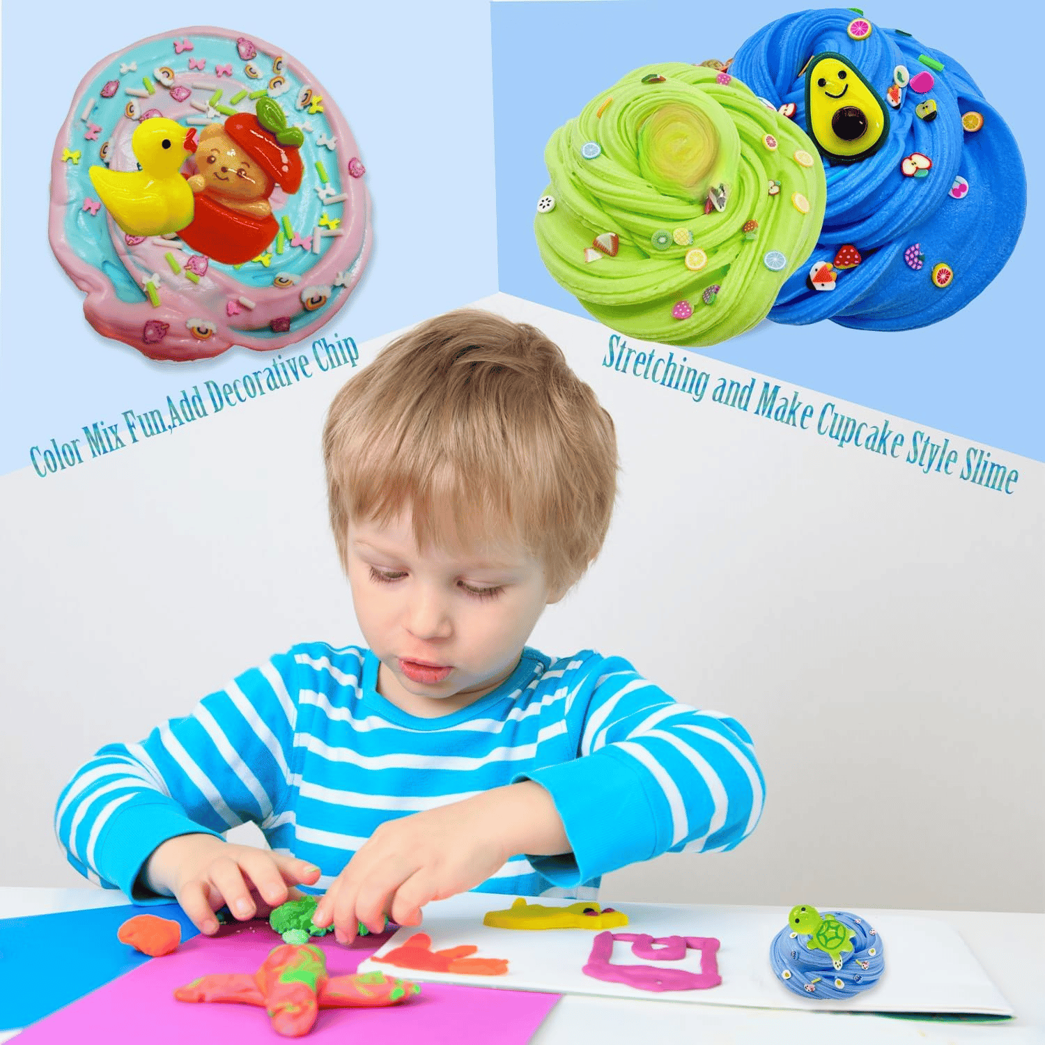 SoftMix Clay – Weiche, formbare DIY-Knetmasse für kreatives Spielen