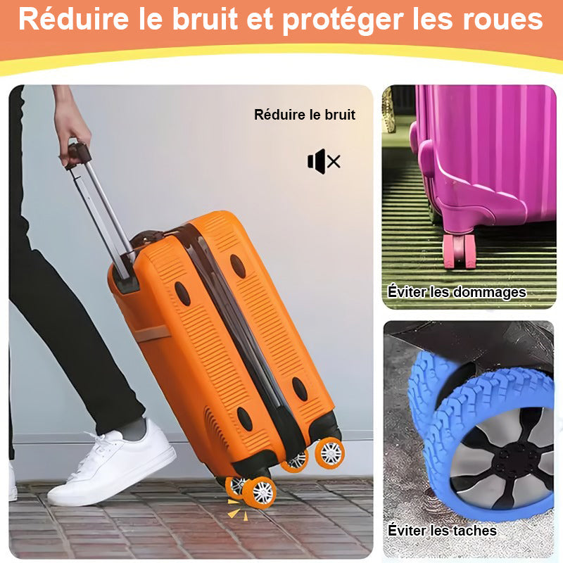 TravelGuard Wheels – Schutz & Ruhe für deine Kofferrollen