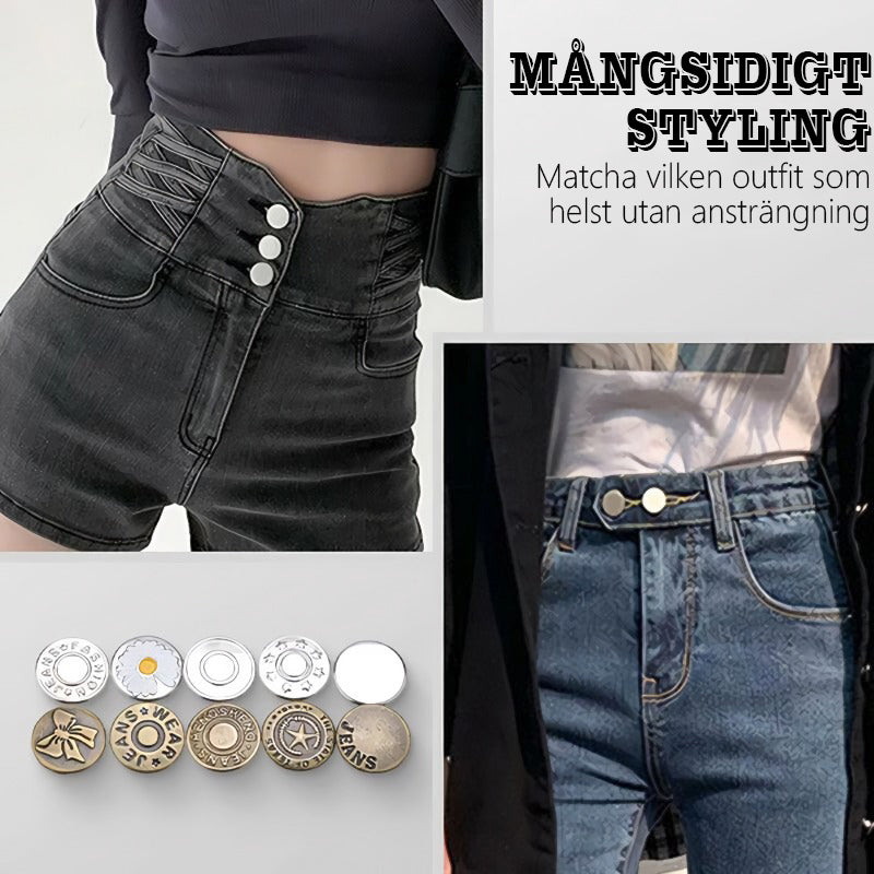 1+1 GRATIS | FlexiButton – Verstellbare Knöpfe für perfekte Passform in Sekunden