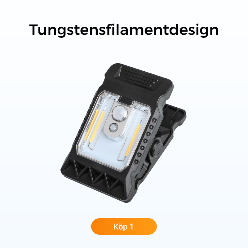 SolarGuard ClipLight™ – Bewegungslicht ohne Kabel & Stromkosten