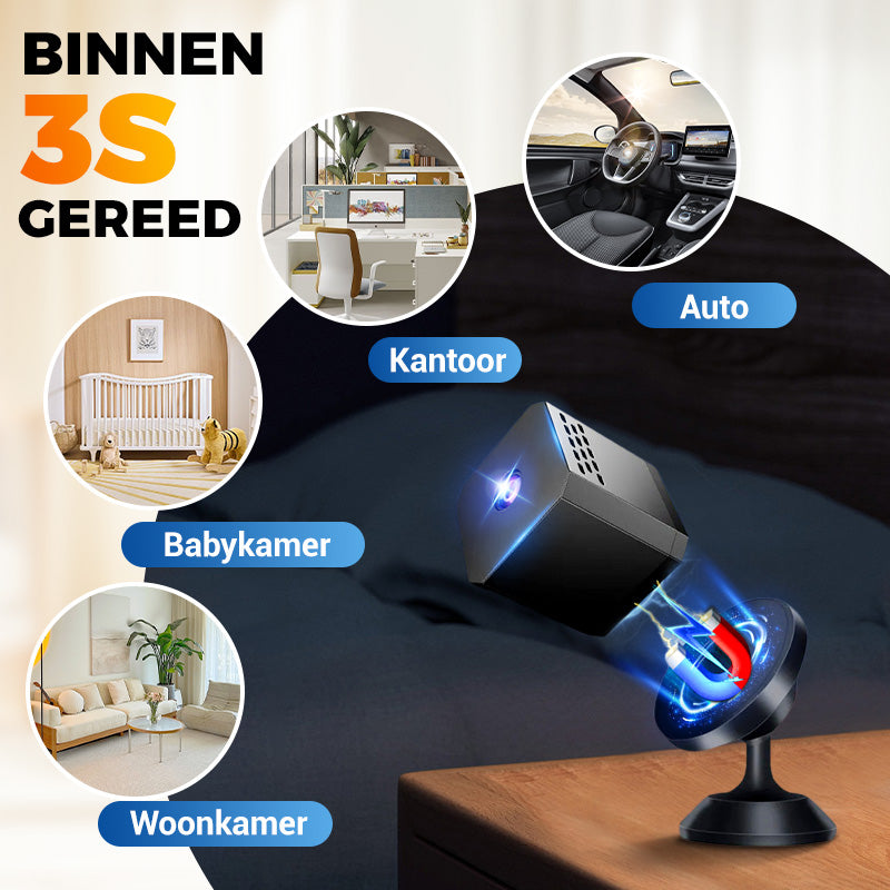 SafeView Pro – Mini HD Sicherheitskamera mit Nachtsicht