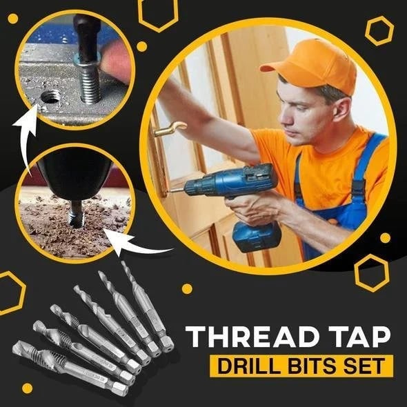 1+1 GRATIS | DrillMaster – Das 6-teilige Gewindebohrer-Set für präzises Bohren & Schneiden