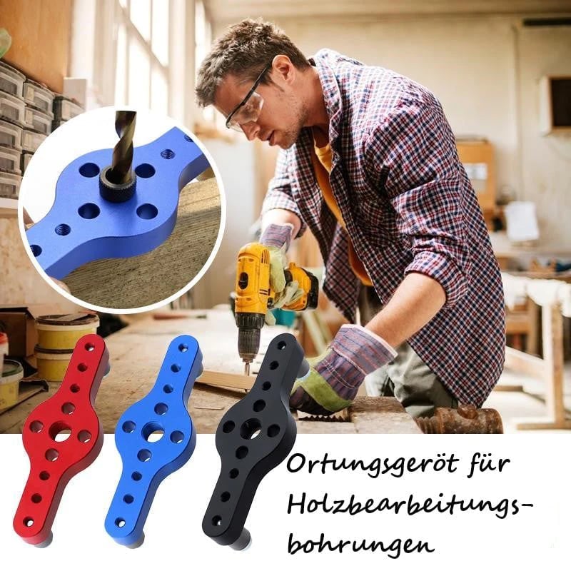 DrillMaster Pro™ – Präzisions-Bohrlehre für Holzprojekte