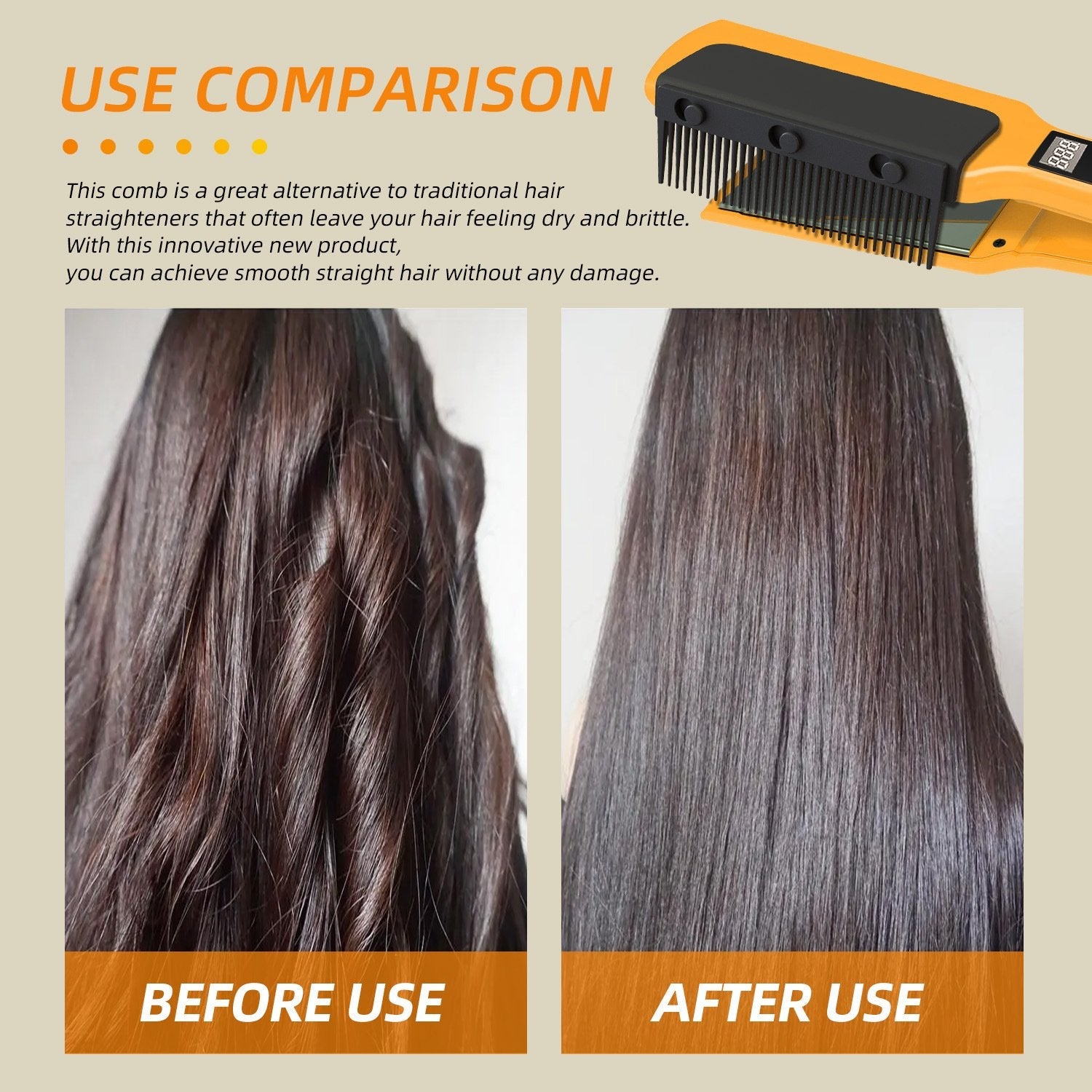 SilkComb Pro™ – Salon-Glattes Haar in nur einem Schritt