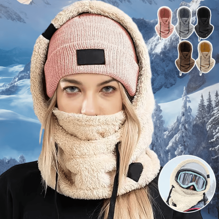 1+1 GRATIS | ArcticShield Hood – Warmer, atmungsaktiver Rundum-Gesichtsschutz