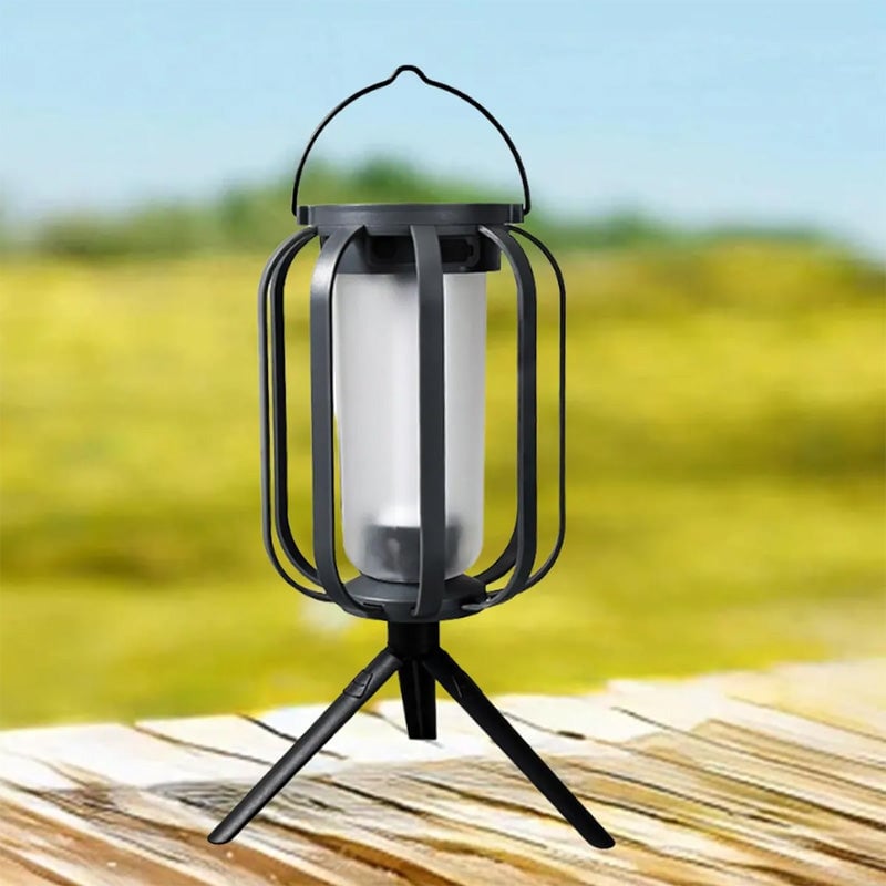 FlameGlow – Solar Laterne mit 4 Lichtmodi | Für Camping, Garten & gemütliche Abende
