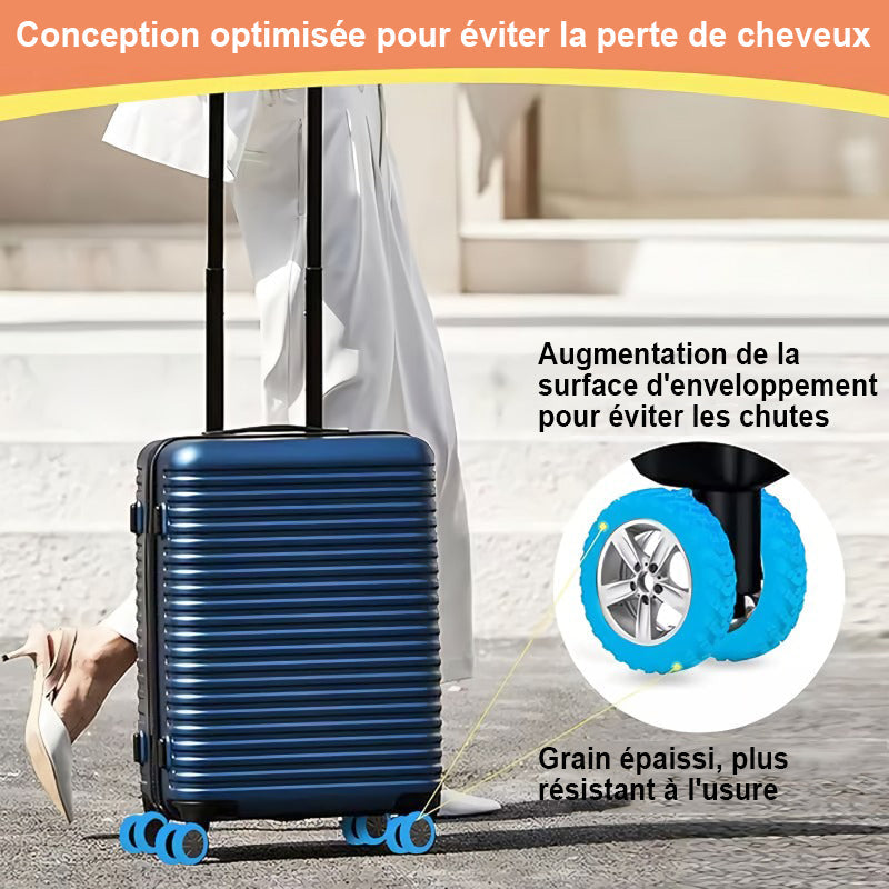 TravelGuard Wheels – Schutz & Ruhe für deine Kofferrollen