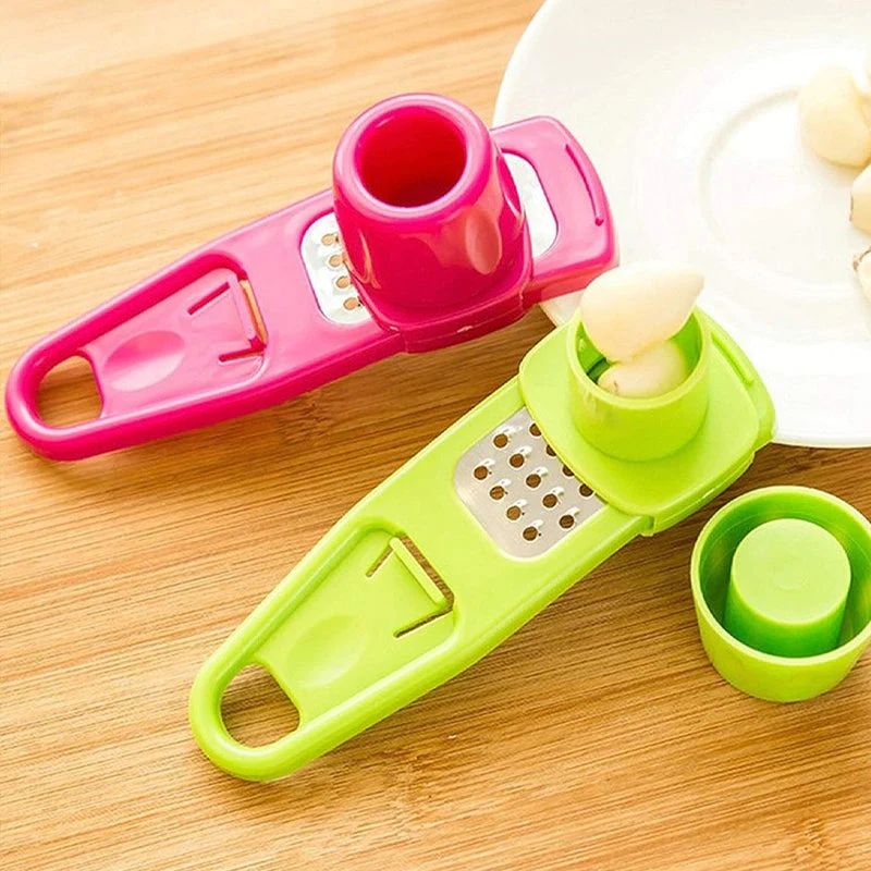 GarliCut Duo – Knoblauch schneiden ohne Tränen & Risiko (2 stück)