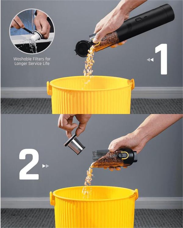 TurboClean™ — Saugkraft, die Ihr Auto wie neu erstrahlen lässt und jede Ecke aufblitzen lässt