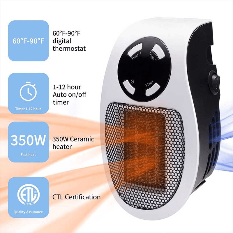 Toasty Heater™ – Tragbare Mini-Heizung mit Luftfilter