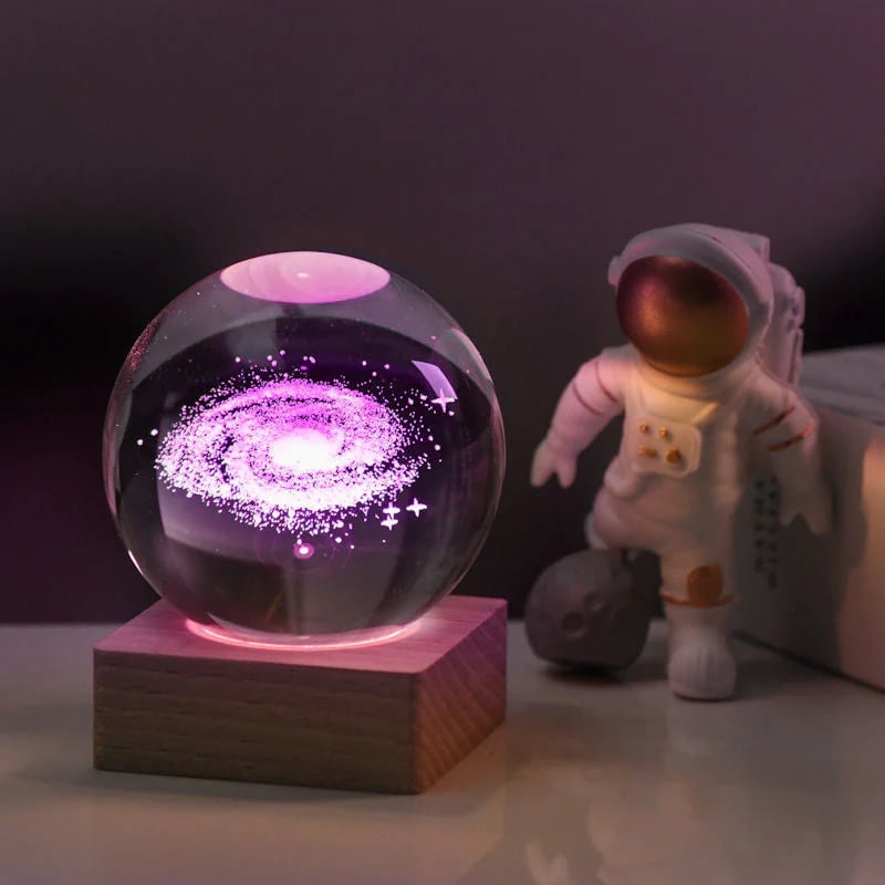 StarGlobe – 3D Galaxy Kristallkugel Nachtlicht