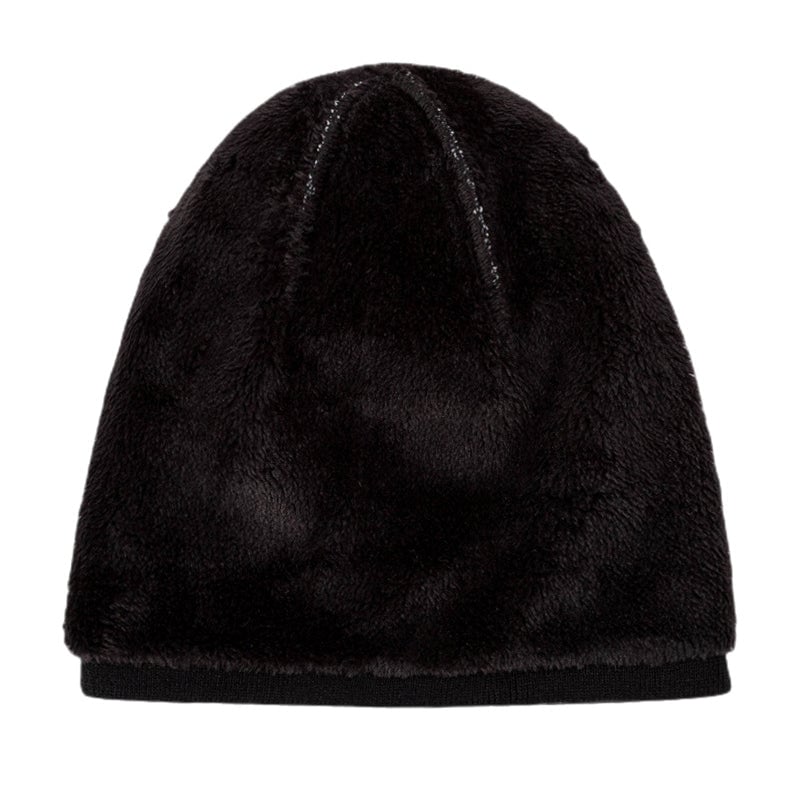 HeatKnit Premium – Warme Strickmütze mit Fleece-Innenfutter