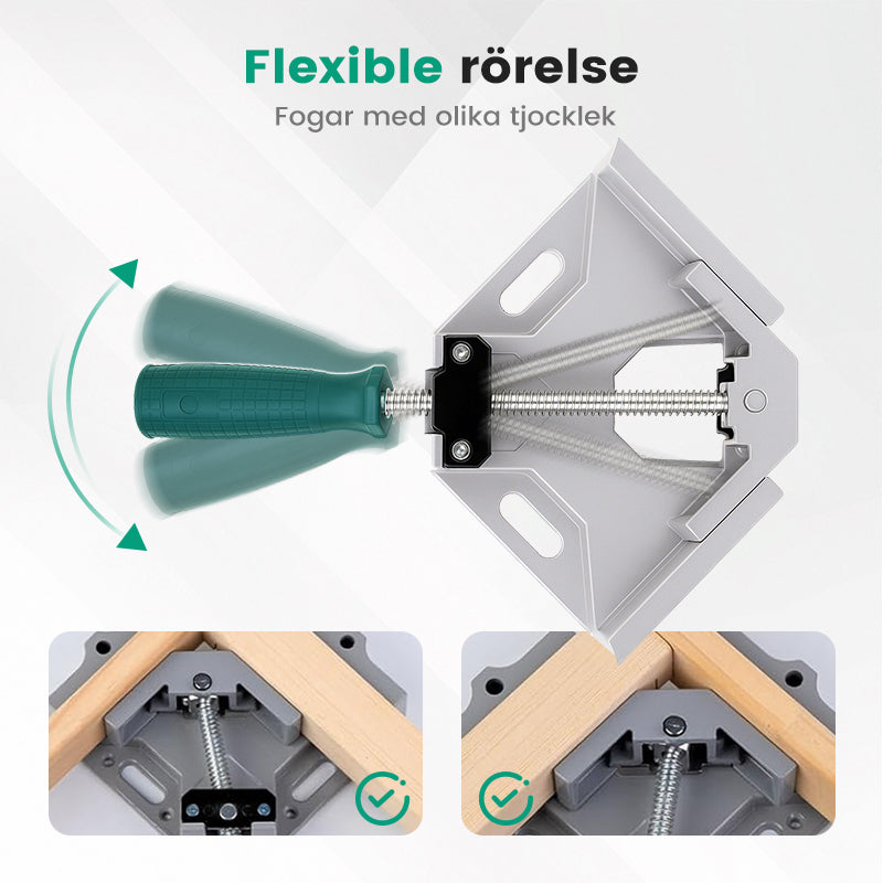 Robuste 90°-Winkelklemme – Präzise Fixierung für perfekte Ergebnisse