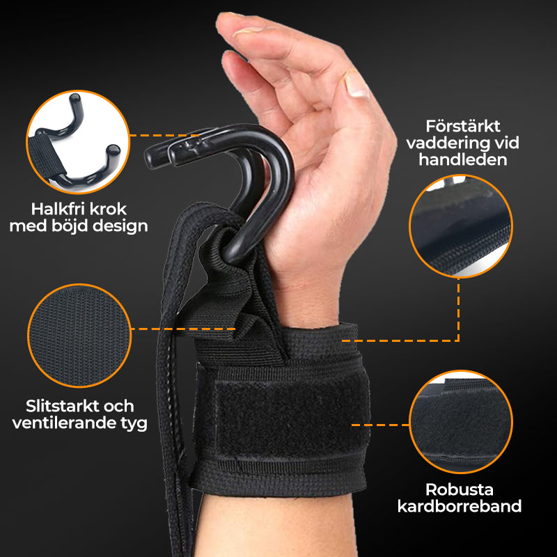 PowerGrip Haken – Mehr Gewicht, weniger Belastung