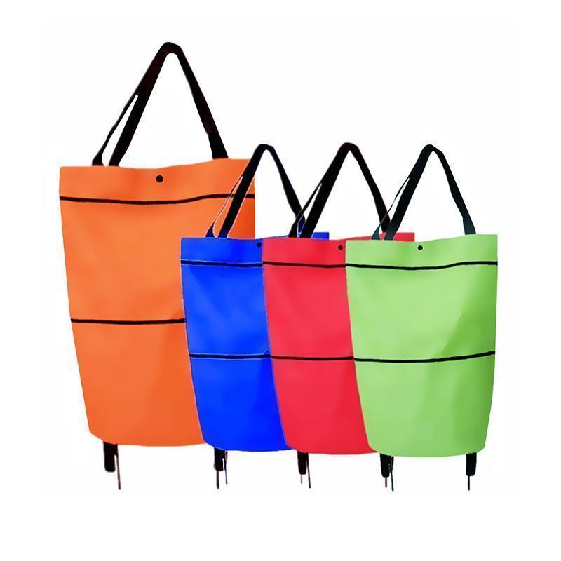RollCarry™ Duo – Dein cleverer Einkaufshelfer mit Rollen
