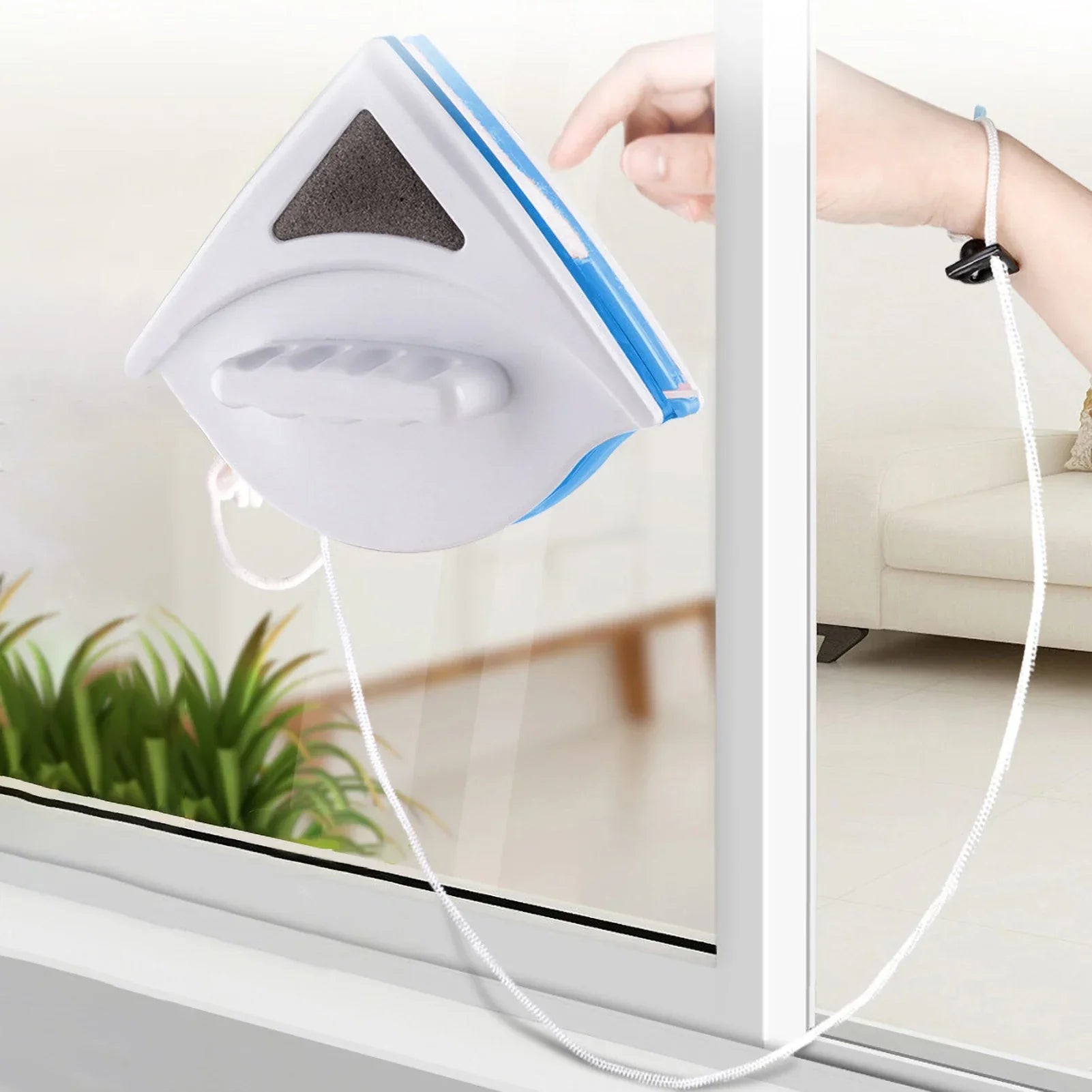 GlassMate TriClean – Magnetischer Fensterreiniger für beide Seiten!
