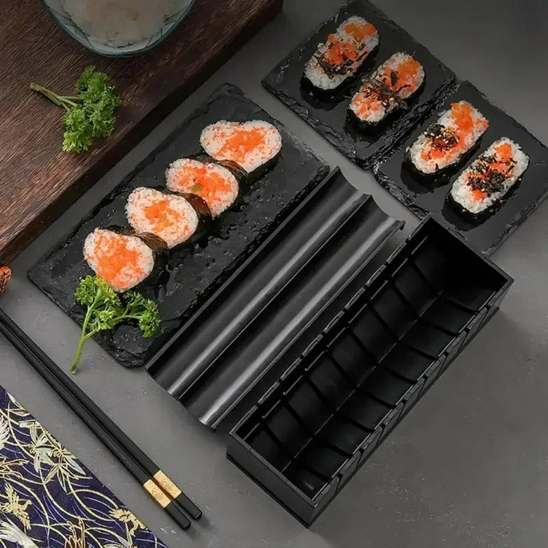 MakiMaster™ – 10-teiliges Sushi-Macher-Set | Antihaft & Lebensmittelecht