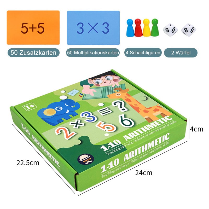 MathMaster Duo – Magnetisches Lernspiel für Addieren & Multiplizieren