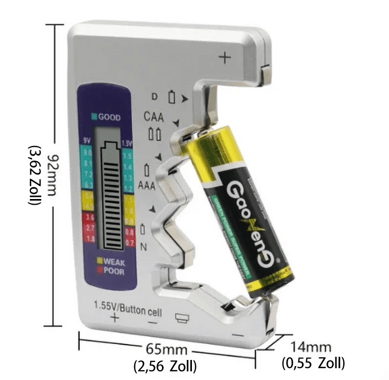 PowerCheck – Dein Batterietester für volle Kontrolle!